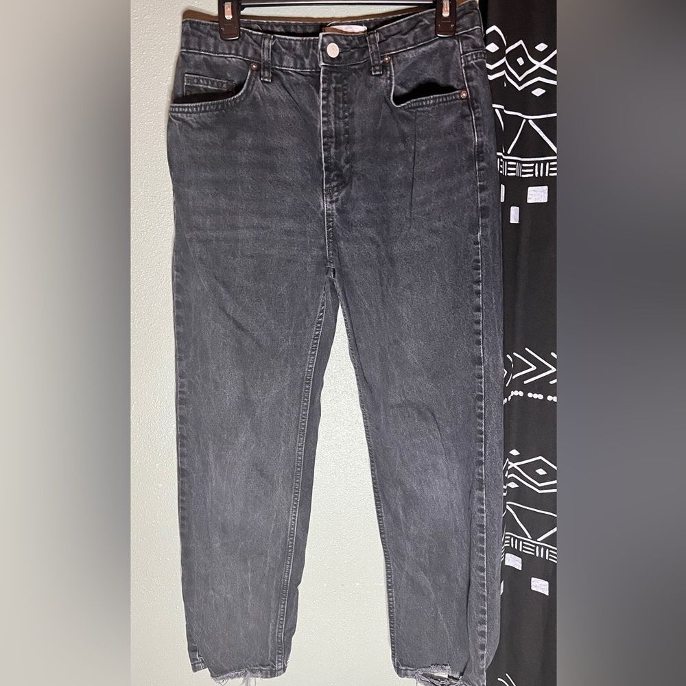 We the Free Black Distressed Jeans Free People Size 29